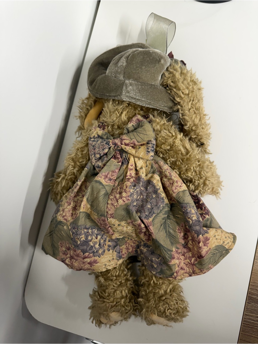 VINTAGE BEARINGTON COLLECTION Floral Bunny Rabbit Plushie - Picture 2 of 5